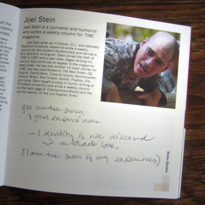 2012 TEDxStanford: Joel Stein Joel Stein